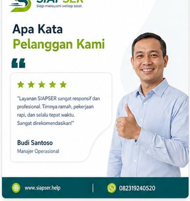 Kata pelanggan SiapSer